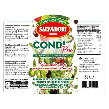 CONDI-PIU' MIX CON EVO SALVADORI PET LT5